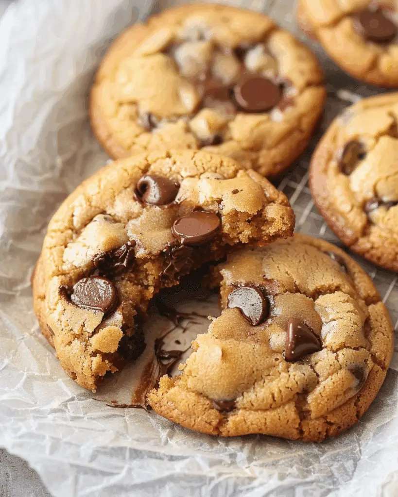 Thick Chocolate Chip Cookies