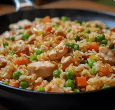 Easy One Pan Chicken Fried Rice