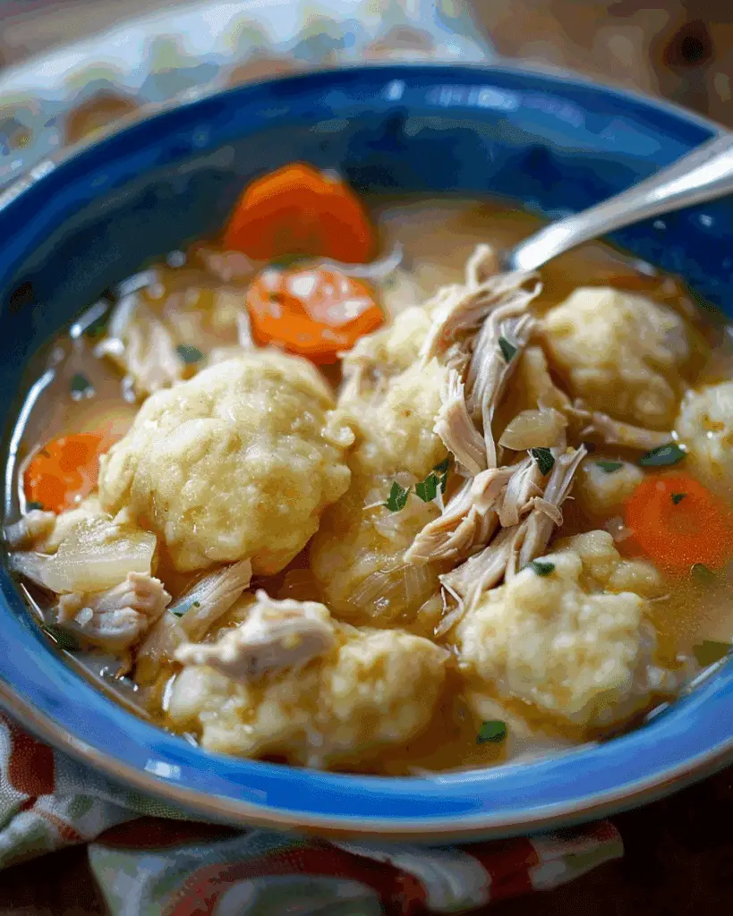 Turkey Soup with Dumplings