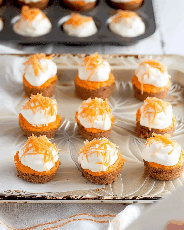 Carrot Cake Cheesecake Bites