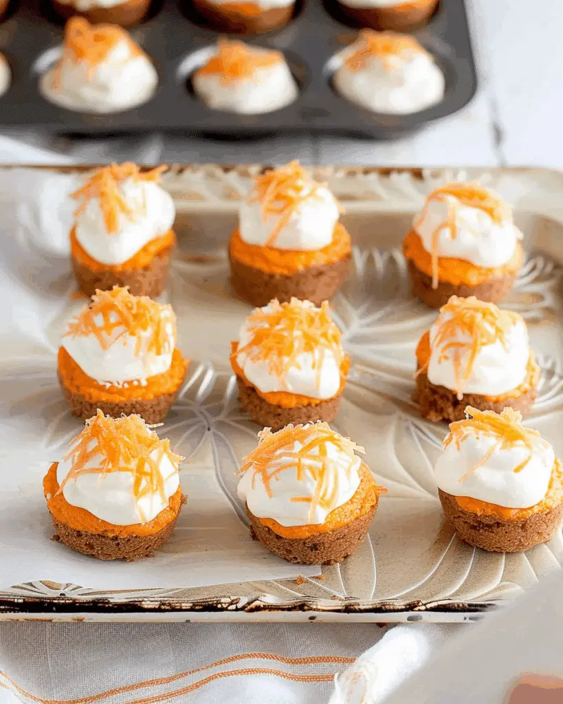 Carrot Cake Cheesecake Bites