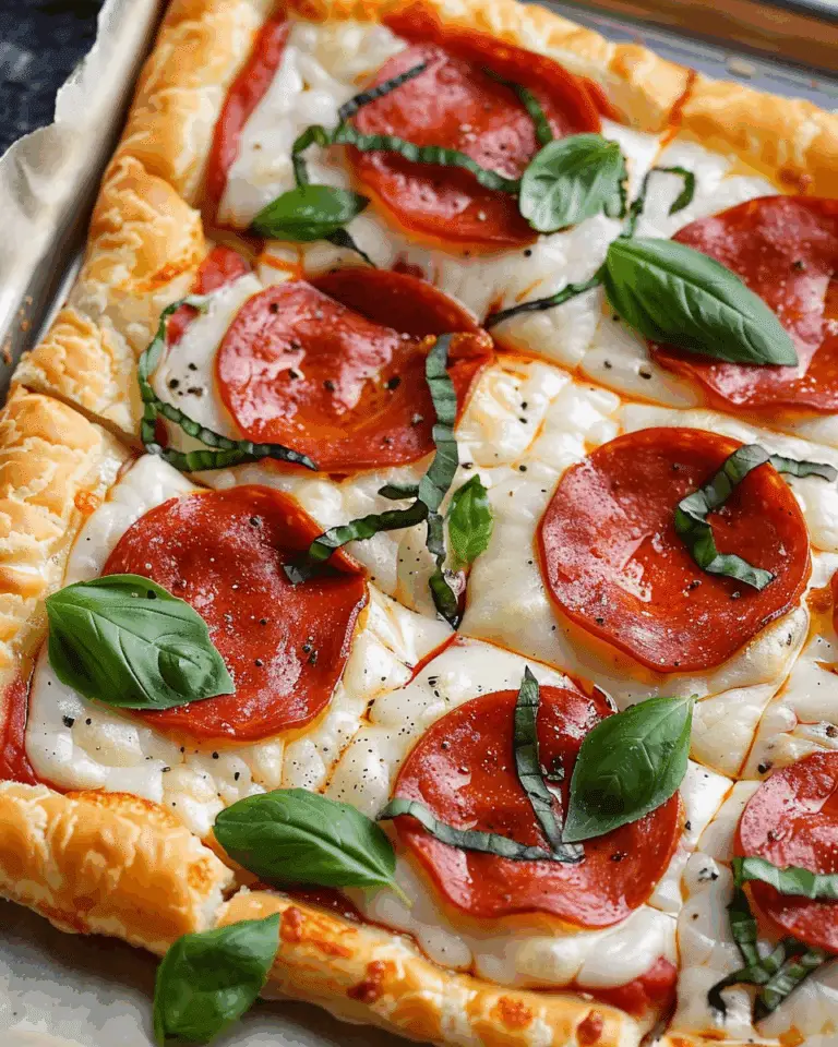 Puff Pastry Pizza