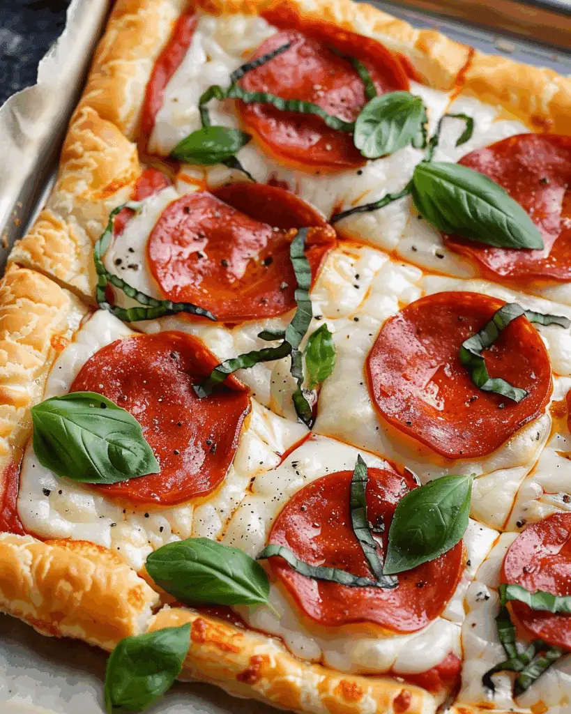 Puff Pastry Pizza