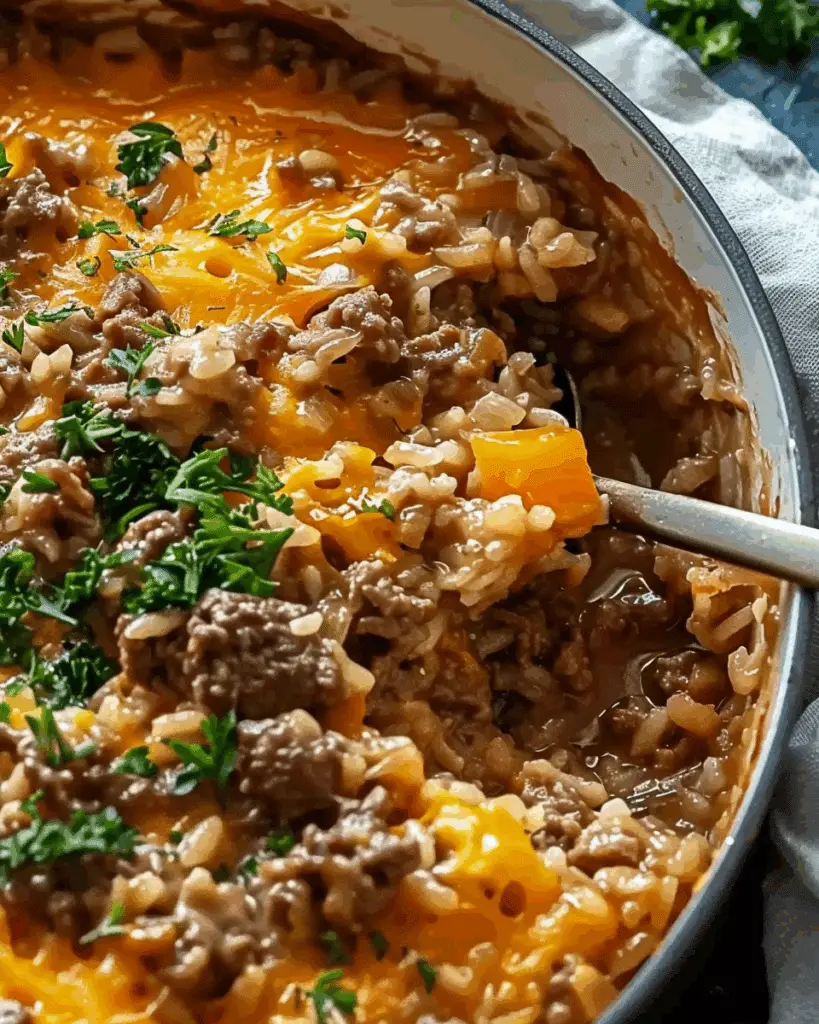 Beef and Rice Casserole