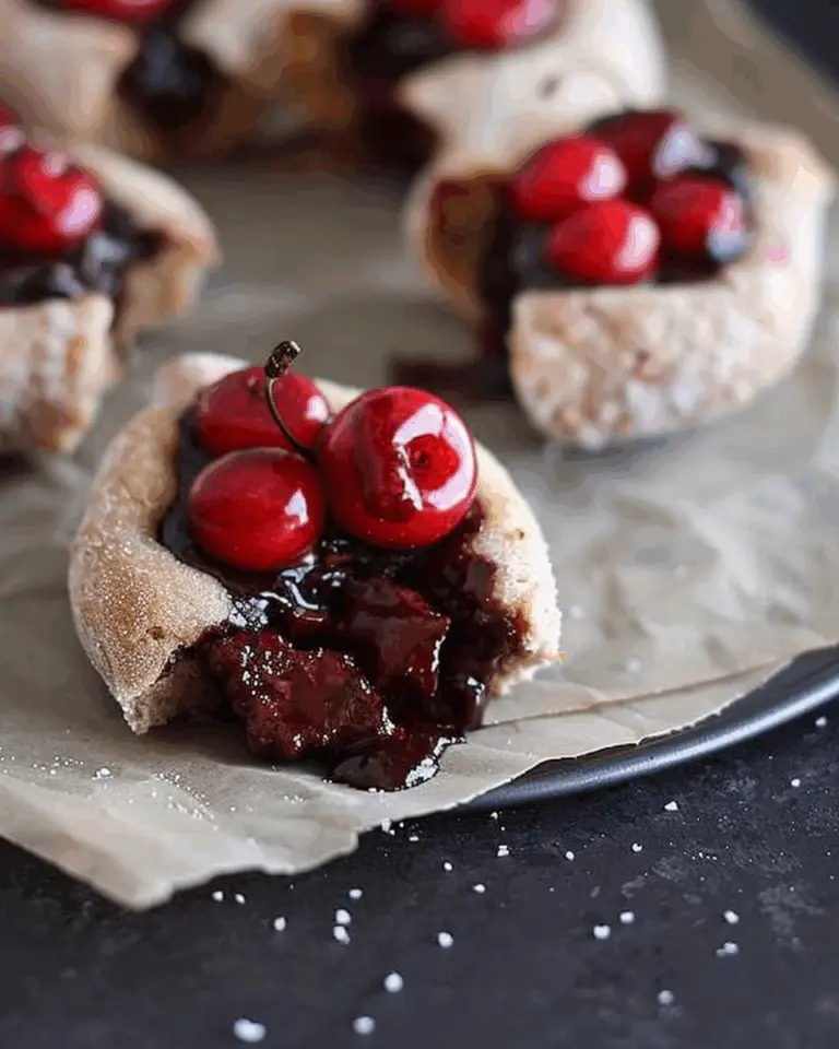Chocolate Cherry Monkey Bread Muffins
