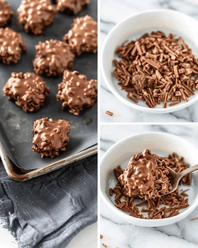 No-Bake Chocolate Peanut Butter Haystacks