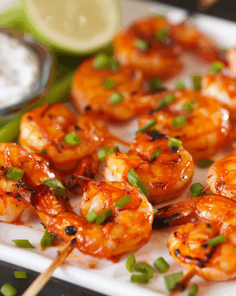 Grilled Buffalo Shrimp
