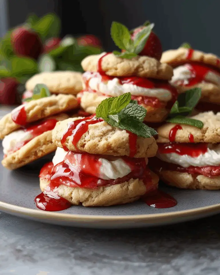 Strawberry Cheesecake Stuffed Cookies