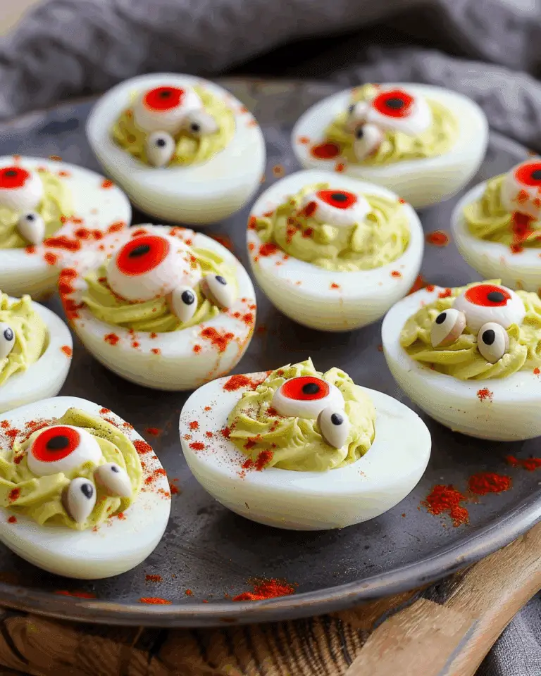Eyeball Deviled Eggs