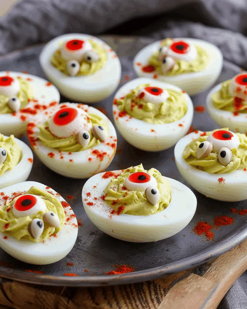 Eyeball Deviled Eggs