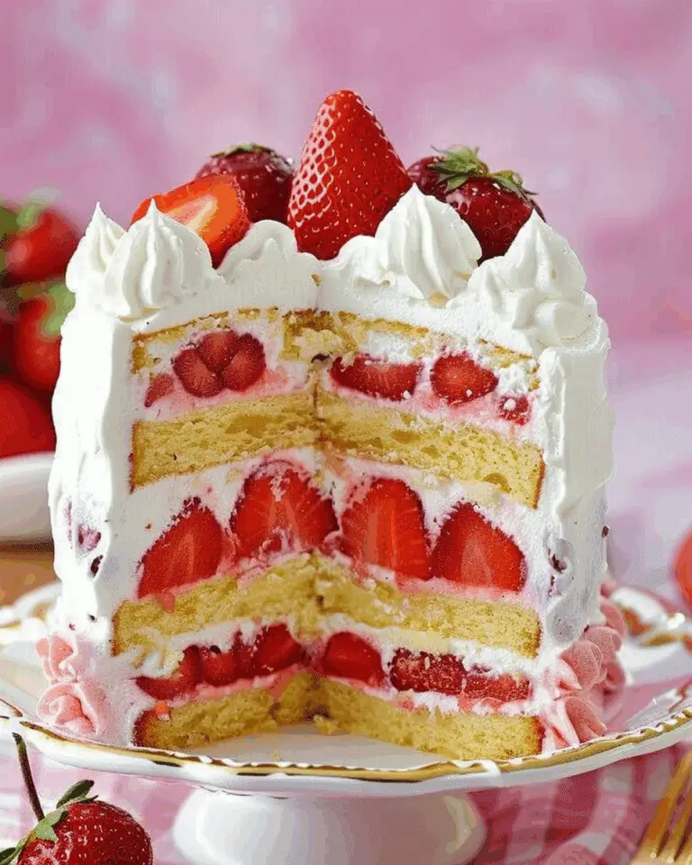 Strawberry Sponge Cake