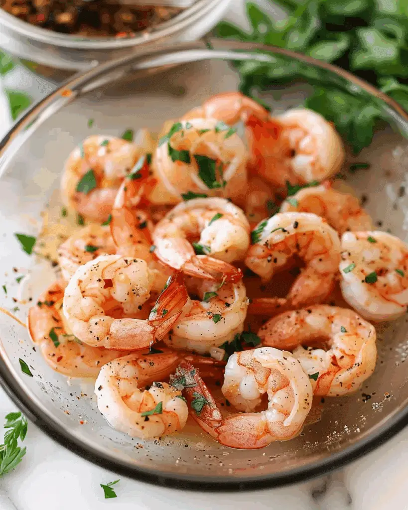 Air Fryer Garlic Butter Shrimp
