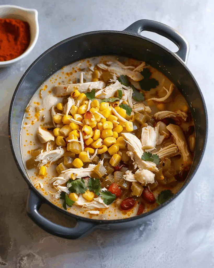 Slow Cooker Cream Cheese Chicken Chili
