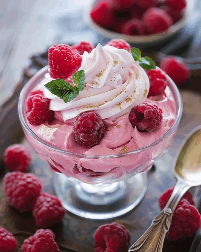 Easy Raspberry Mousse