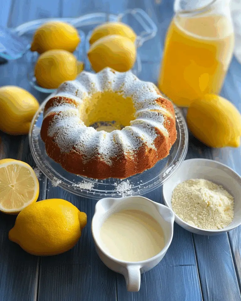 Lemon Cream Cheese Bundt Cake