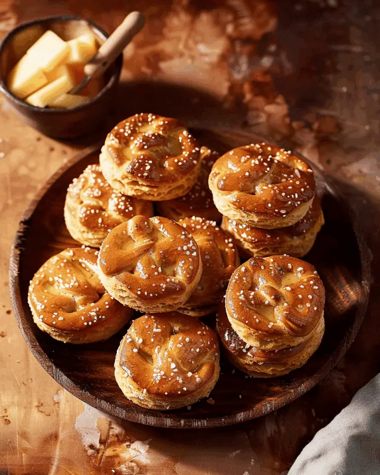 Salted Pretzel Honey Butter Biscuits