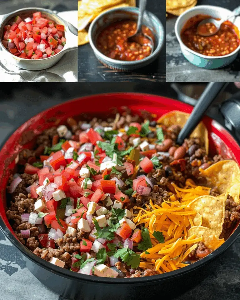 Slow Cooker Smothered Fritos Taco Bowl