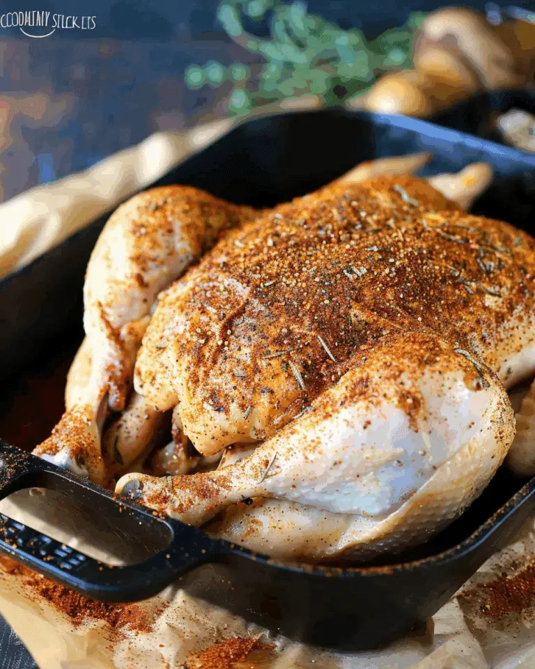 Smoked Whole Chicken Dinner