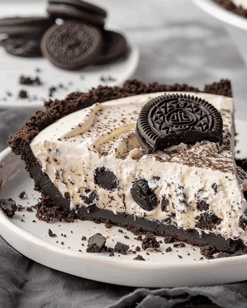 Easy No Bake Oreo Pie