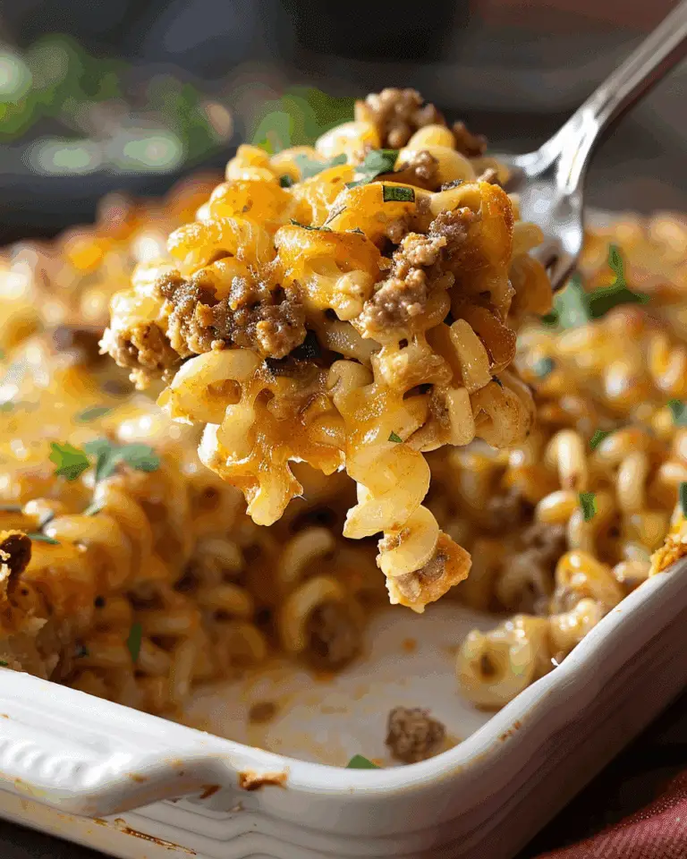 Hamburger Noodle Casserole
