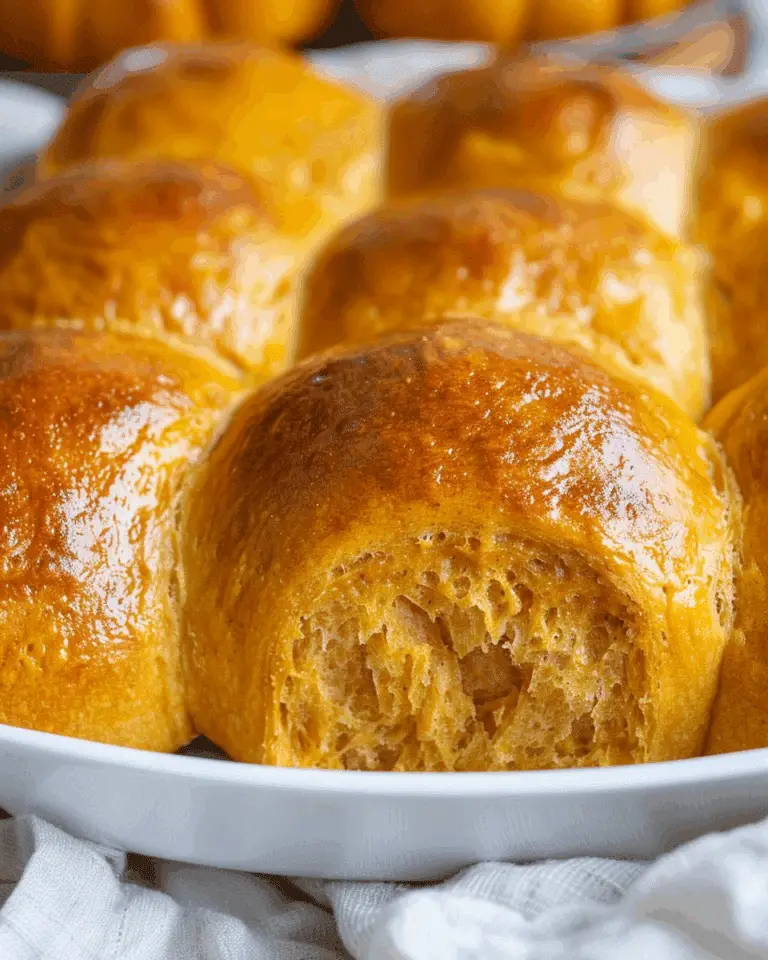 Pumpkin Dinner Rolls
