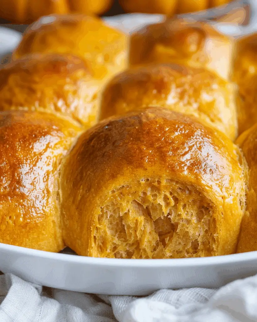 Pumpkin Dinner Rolls