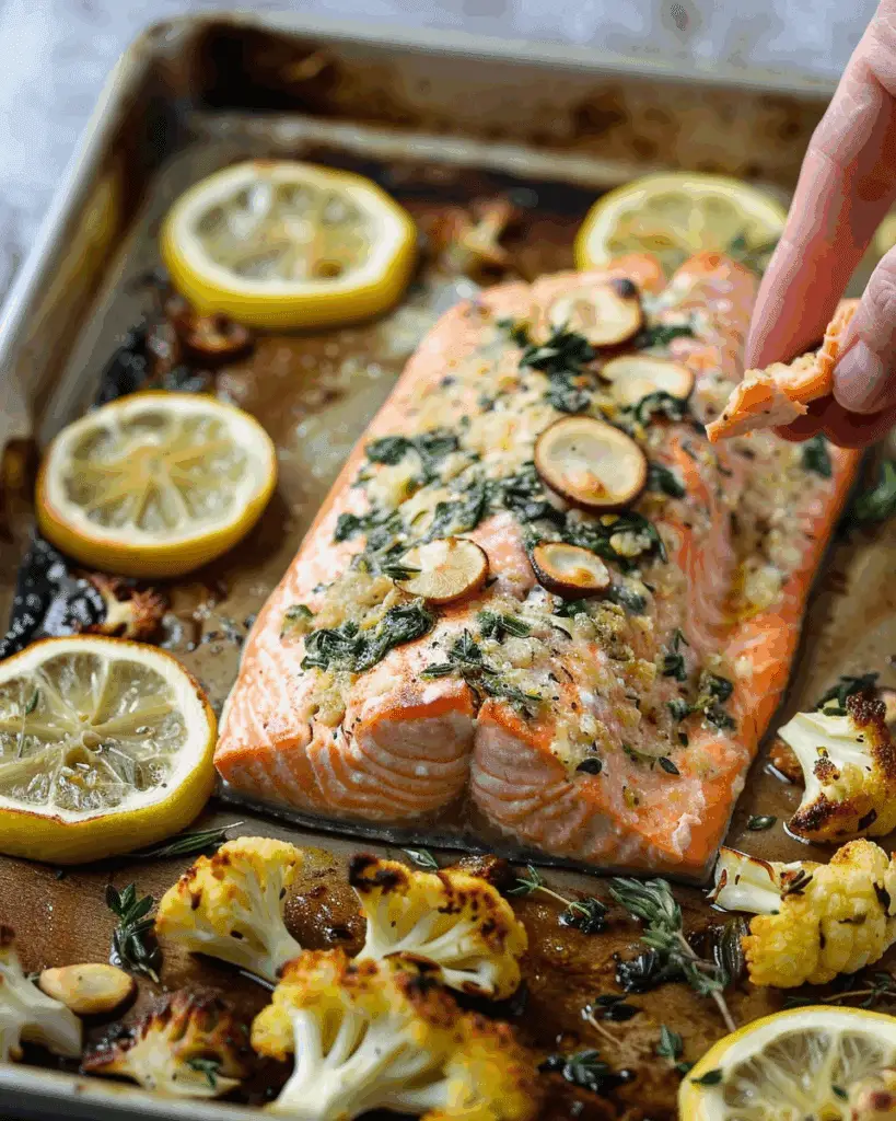Sheet Pan Baked Salmon