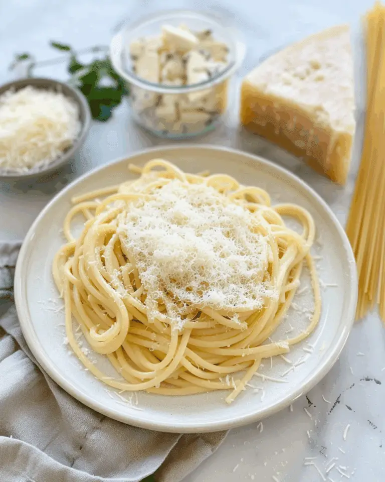 Cottage Cheese Alfredo Pasta