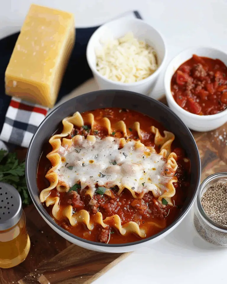 Crockpot Lasagna Soup