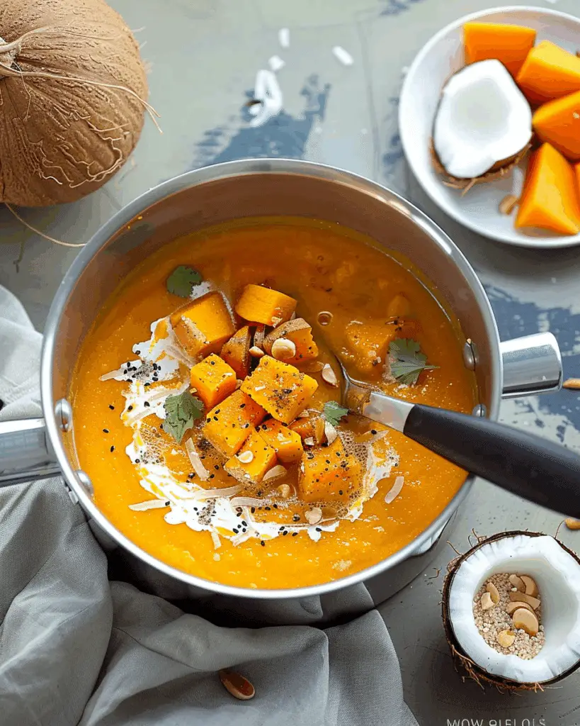 Thai Coconut Pumpkin Soup