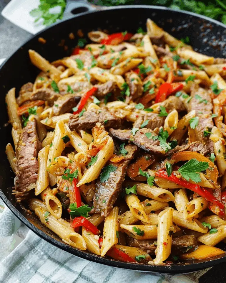 Steak Fajita Pasta