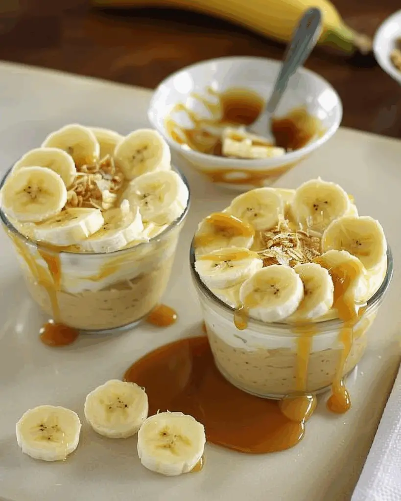 Banana Caramel Cream Dessert