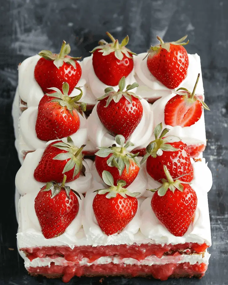 Fresh Strawberry Brownies