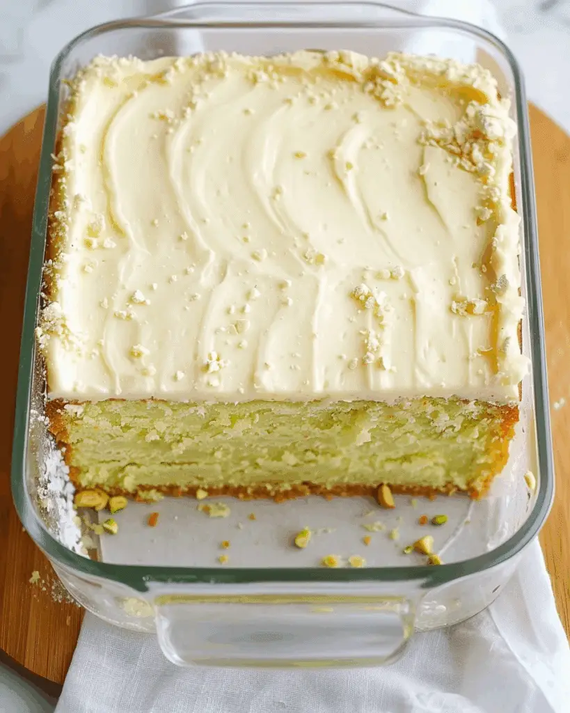 Pistachio Pineapple Paradise Cake
