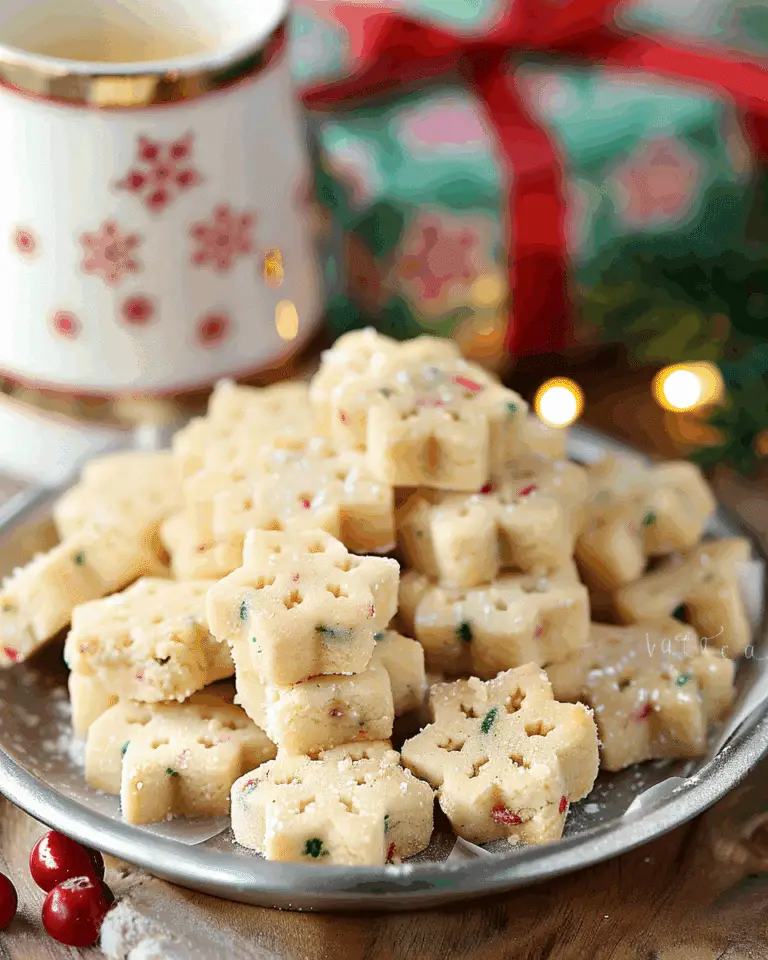 Christmas Shortbread Cookie Bites