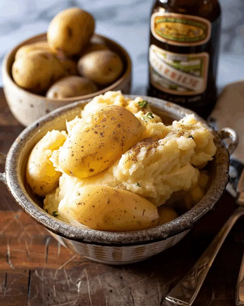 Crockpot Fondue Mashed Potatoes