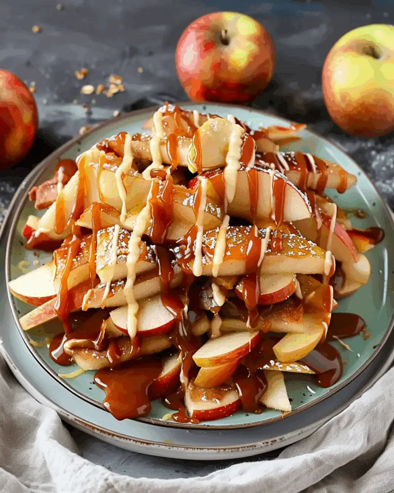 Caramel Apple Nachos