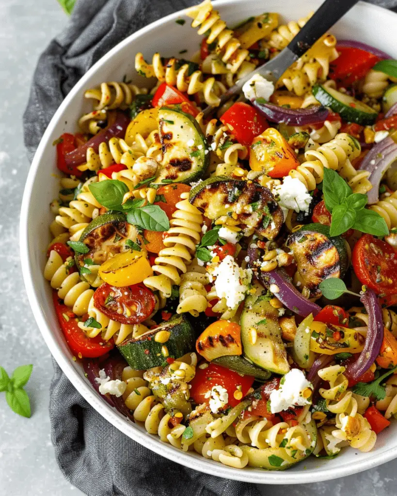 Grilled Vegetable Pasta Salad