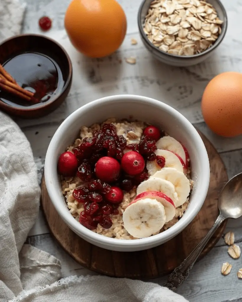 Cranberry Oatmeal Bake