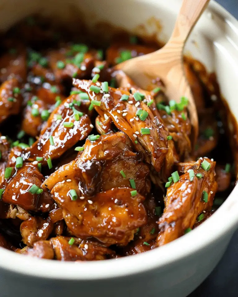 Crockpot Soy Honey Garlic Chicken