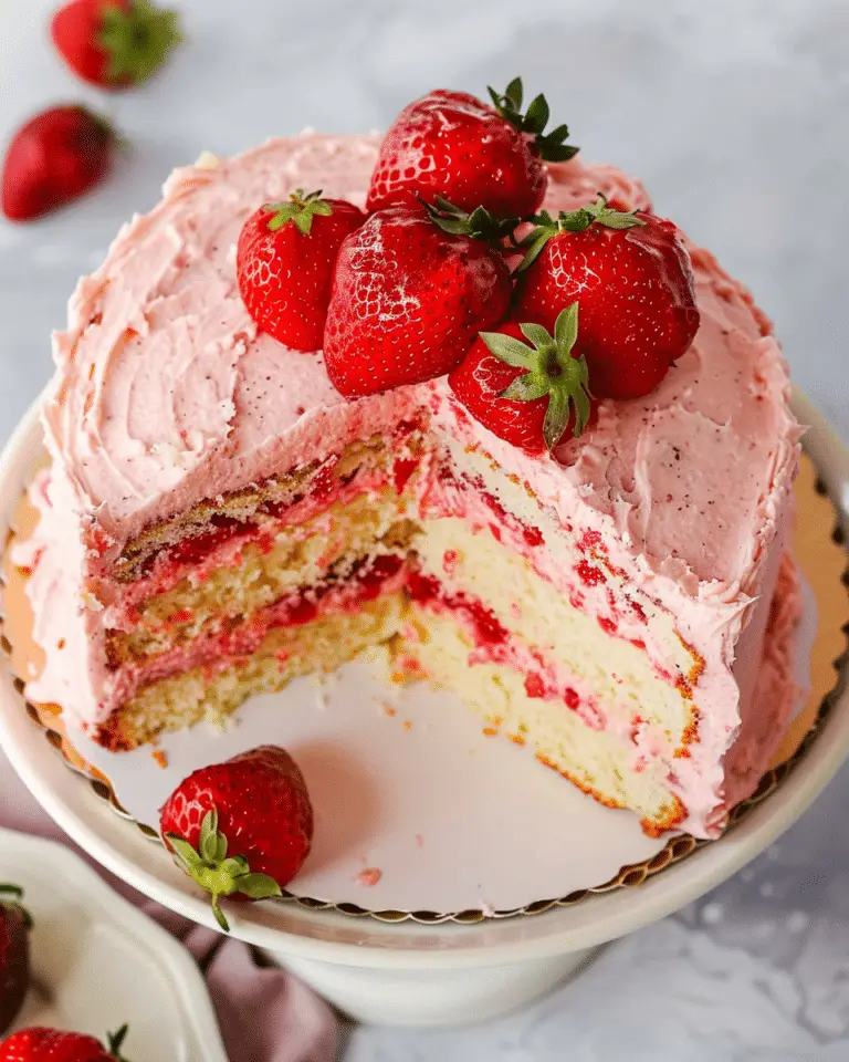 Fresh Strawberry Cake