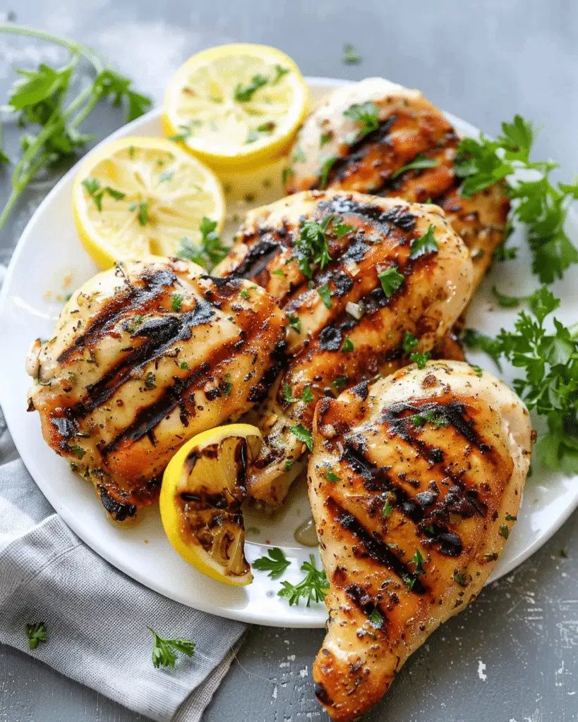 Grilled Lemon Chicken
