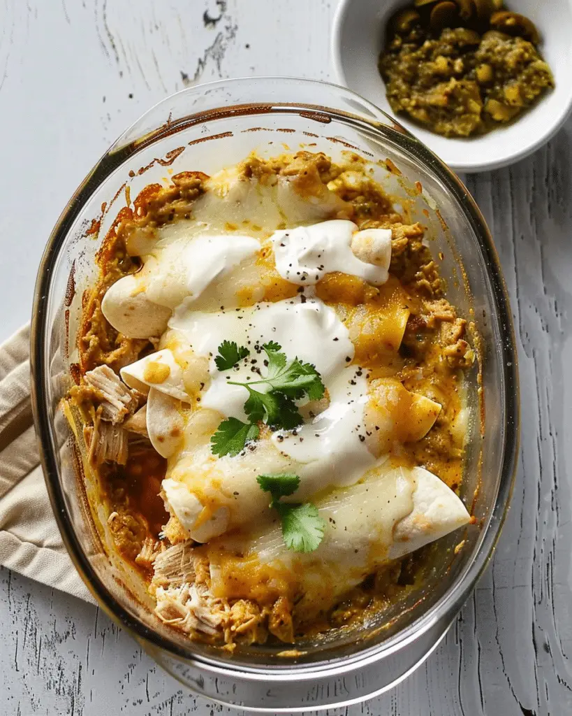 Cream Cheese Chicken Enchiladas recepe