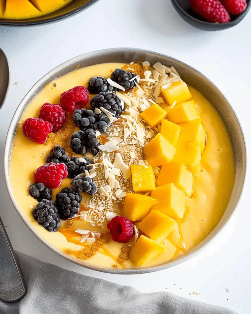 Easy Mango Smoothie Bowl