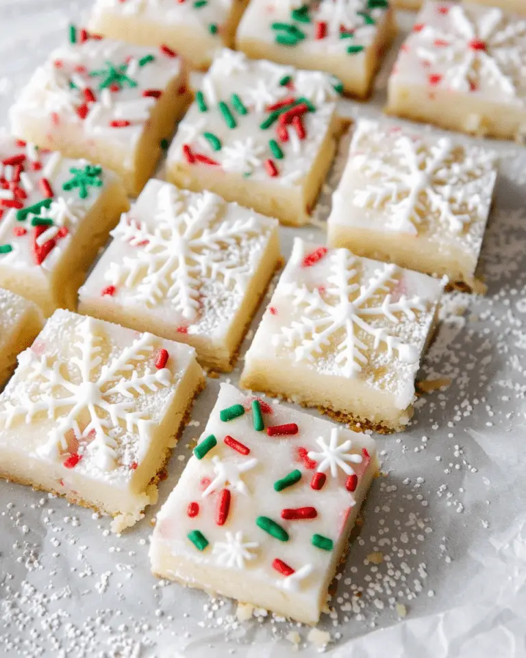 Christmas Sugar Cookie Bars