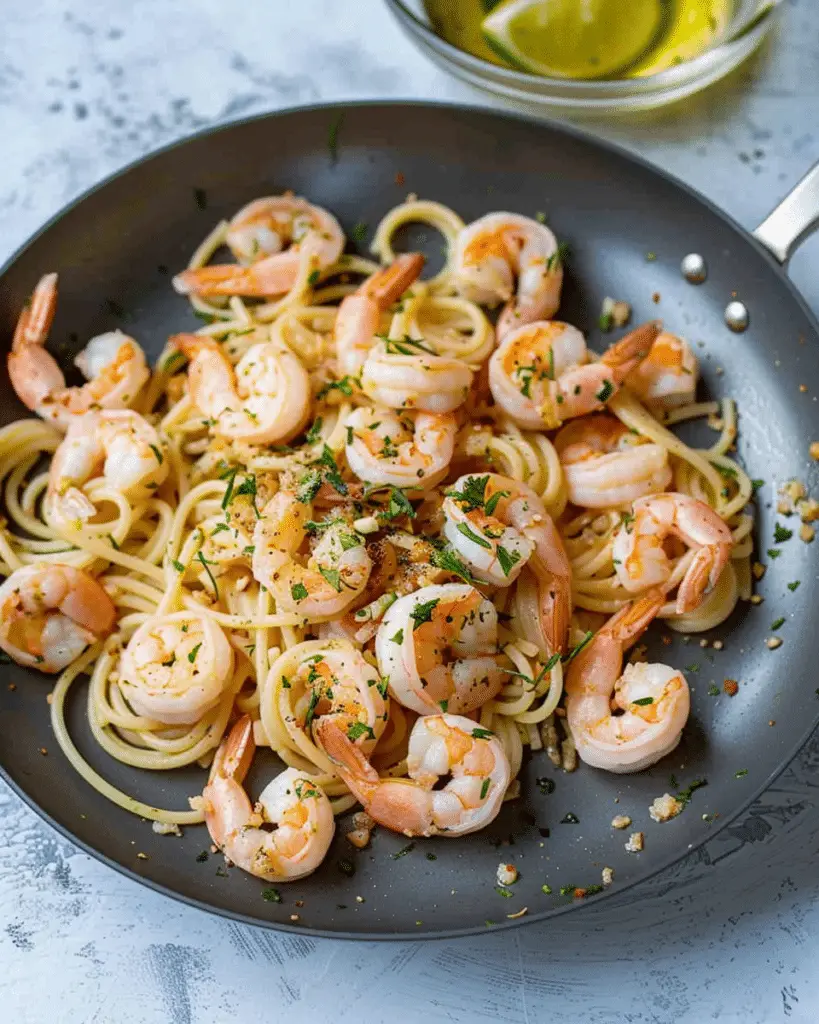 Garlic Shrimp Pasta