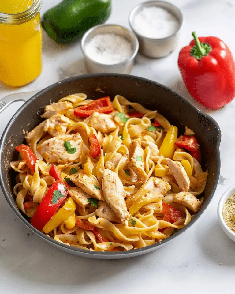 Chicken Fajita Pasta recepe