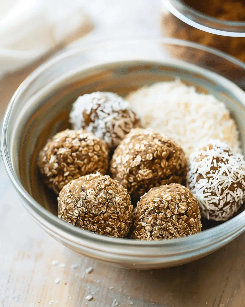 Ginger Cookie Healthy Energy Balls