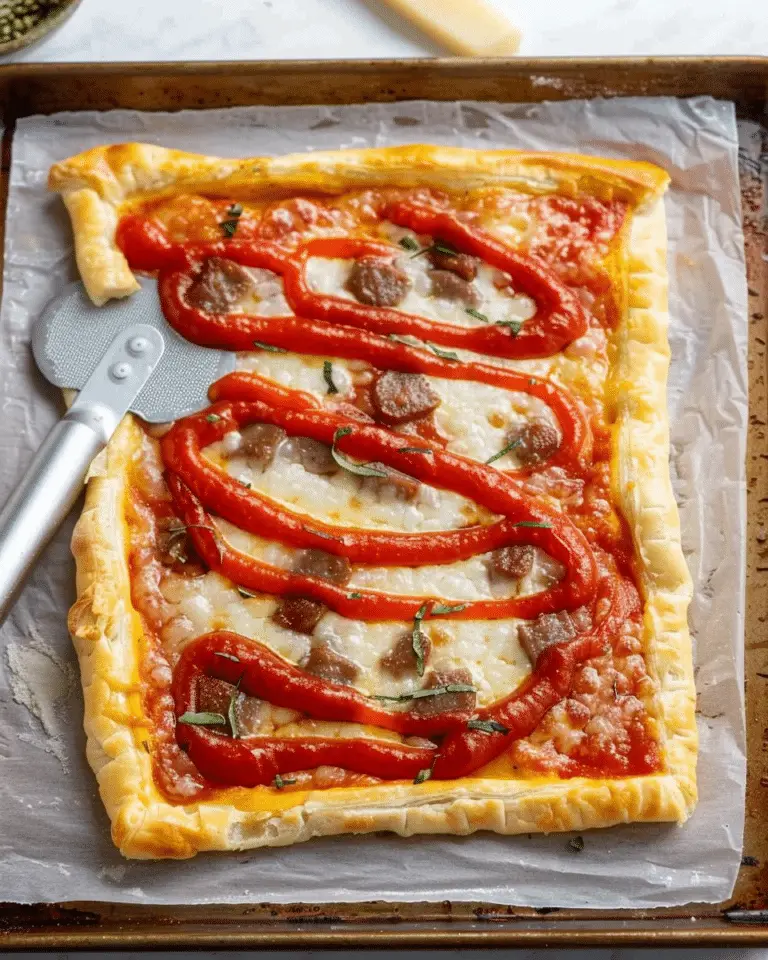 Puff Pastry Pizza recepe