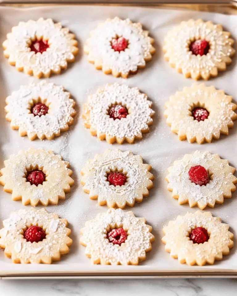 Raspberry Linzer Cookies